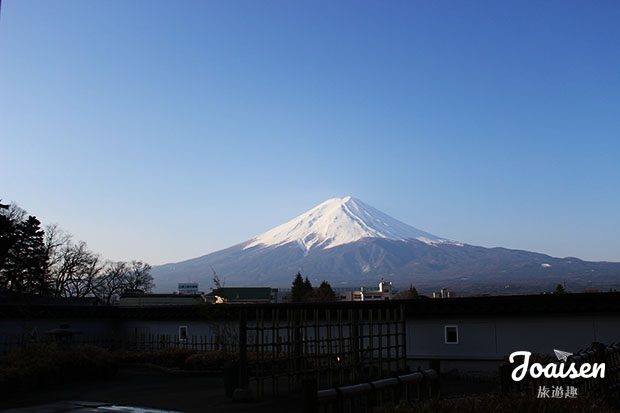 從湖南莊所看見的富士山